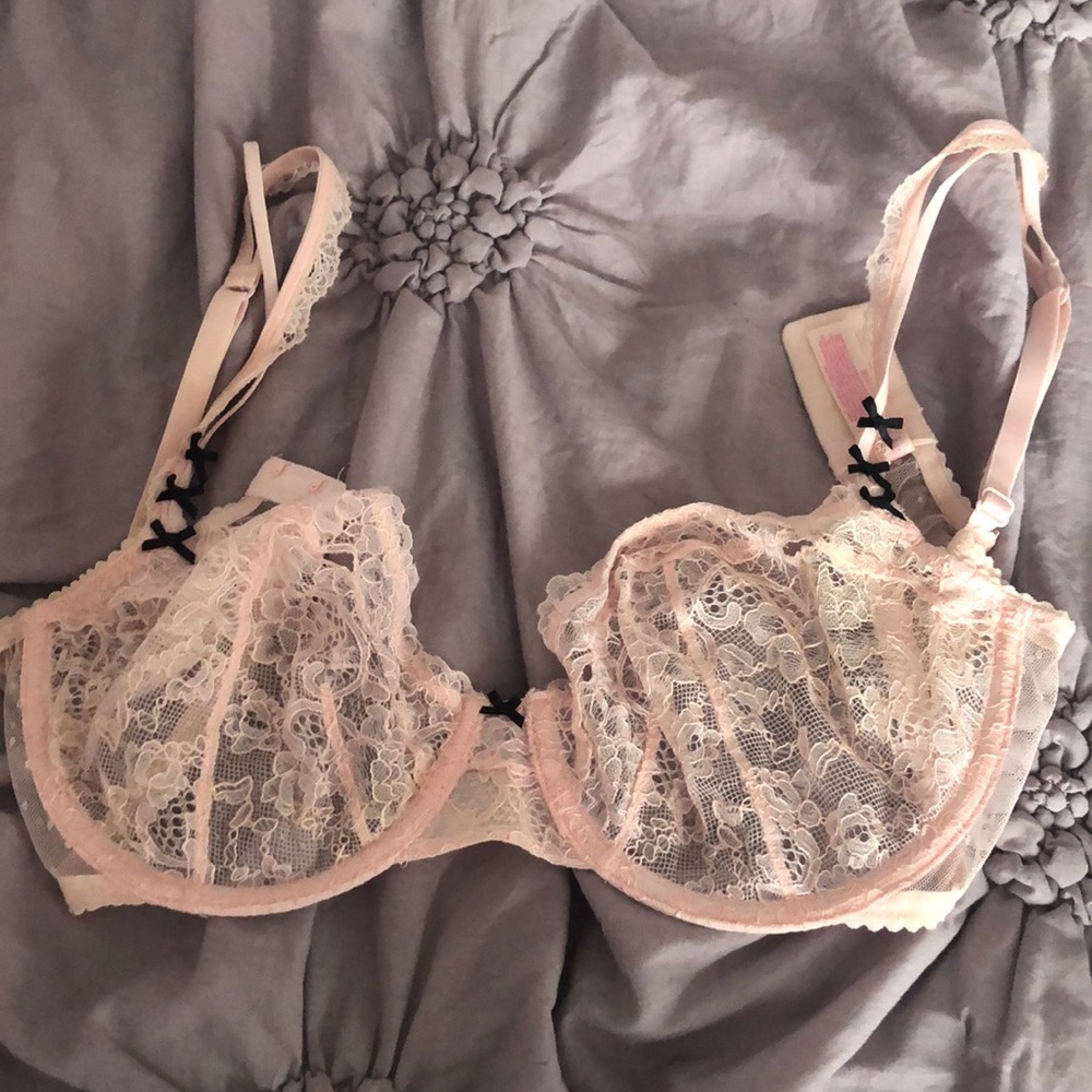 Sexy pink bra